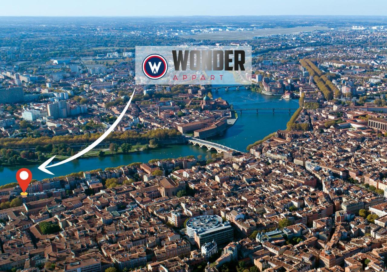 404 - Wonder Appart - Vue Garonne - Toulouse Dış mekan fotoğraf